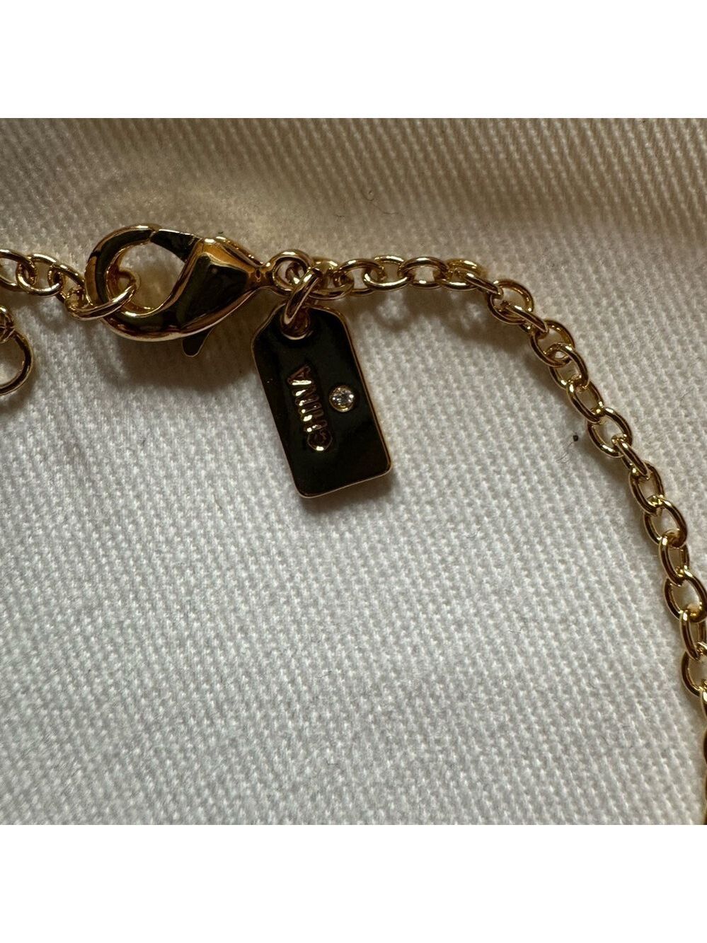 Coach - Cherry & Heart Charm Bracelet - NWT Adjustable 6.5” - 7.5” - Picture 3 of 5